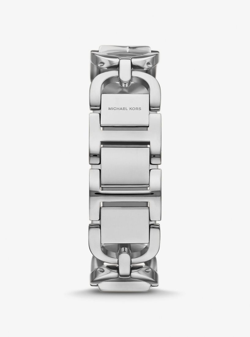 Silver-tone Michael Kors Mini Empire Silver-Tone Watch Mujer Plateadas | 9874-RYKOP