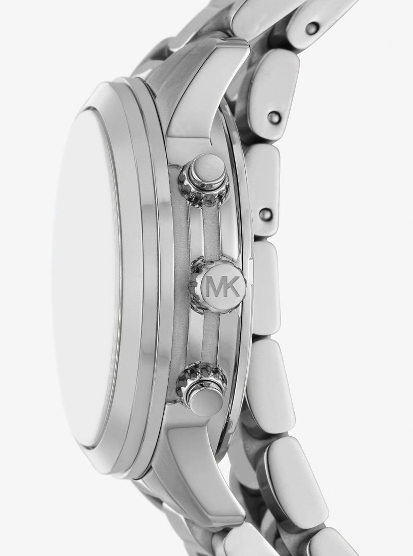 Silver-tone Michael Kors Runway Silver-Tone Wrap Watch Mujer Plateadas | 2145-JGFVR