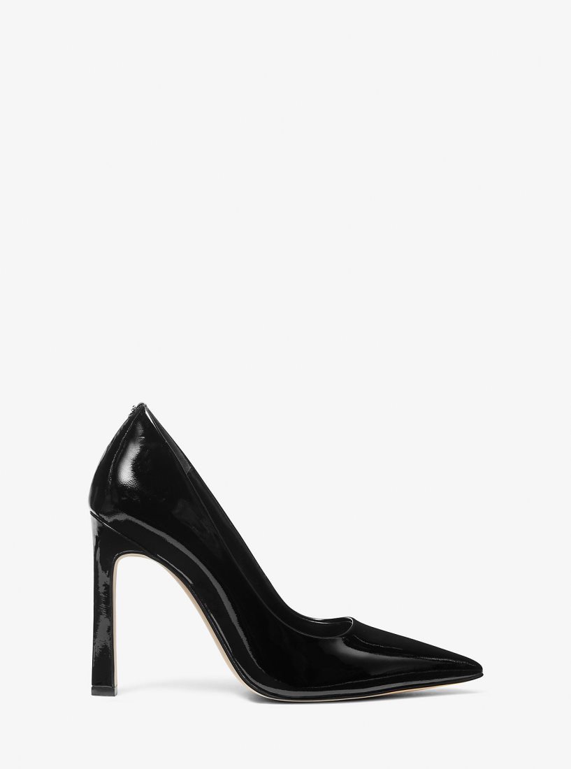 Tacones Michael Kors Amara Patent Leather Pump Mujer Negras | 9560-KGCQJ