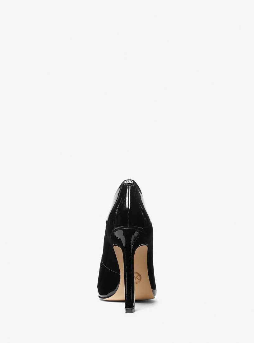 Tacones Michael Kors Amara Patent Leather Pump Mujer Negras | 9560-KGCQJ