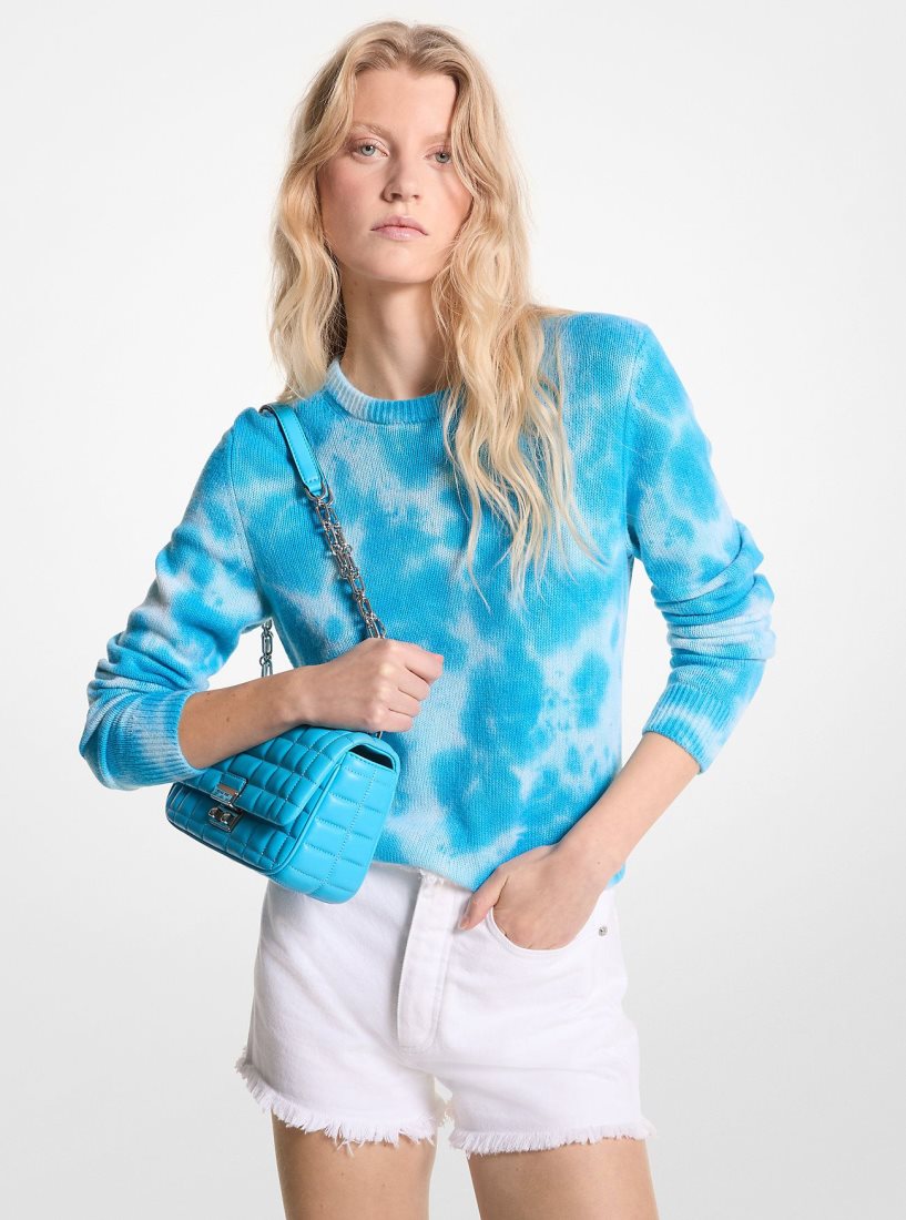 Truien Michael Kors Hand Tie-Dyed Cashmere Sweater Mujer Azules | 7859-JNZRO