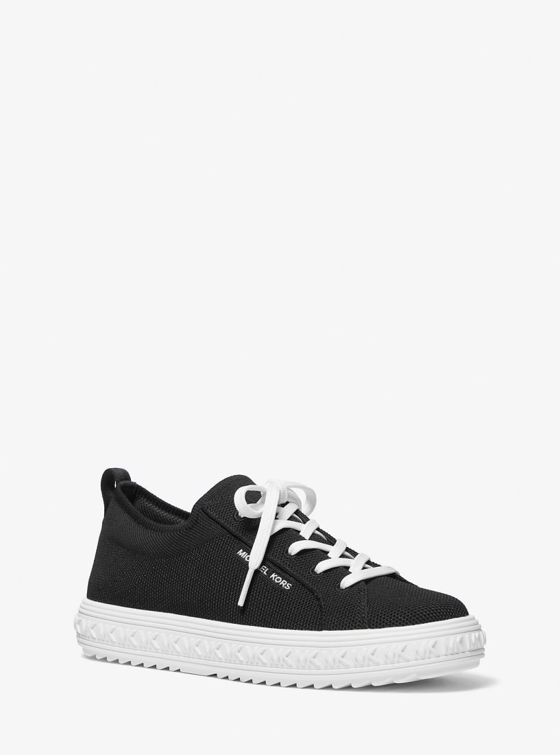 Zapatillas Michael Kors Grove Knit Sneaker Mujer Negras | 8253-AOXCE