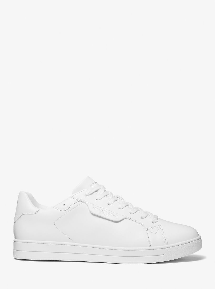 Zapatillas Michael Kors Keating Leather Sneaker Hombre Blancas | 9801-MNGUI