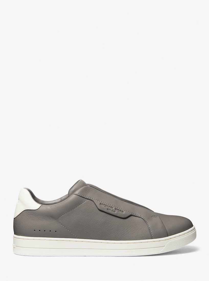 Zapatillas Michael Kors Keating Two-Tone Leather Slip-On Sneaker Hombre Gris | 3016-LAEHC