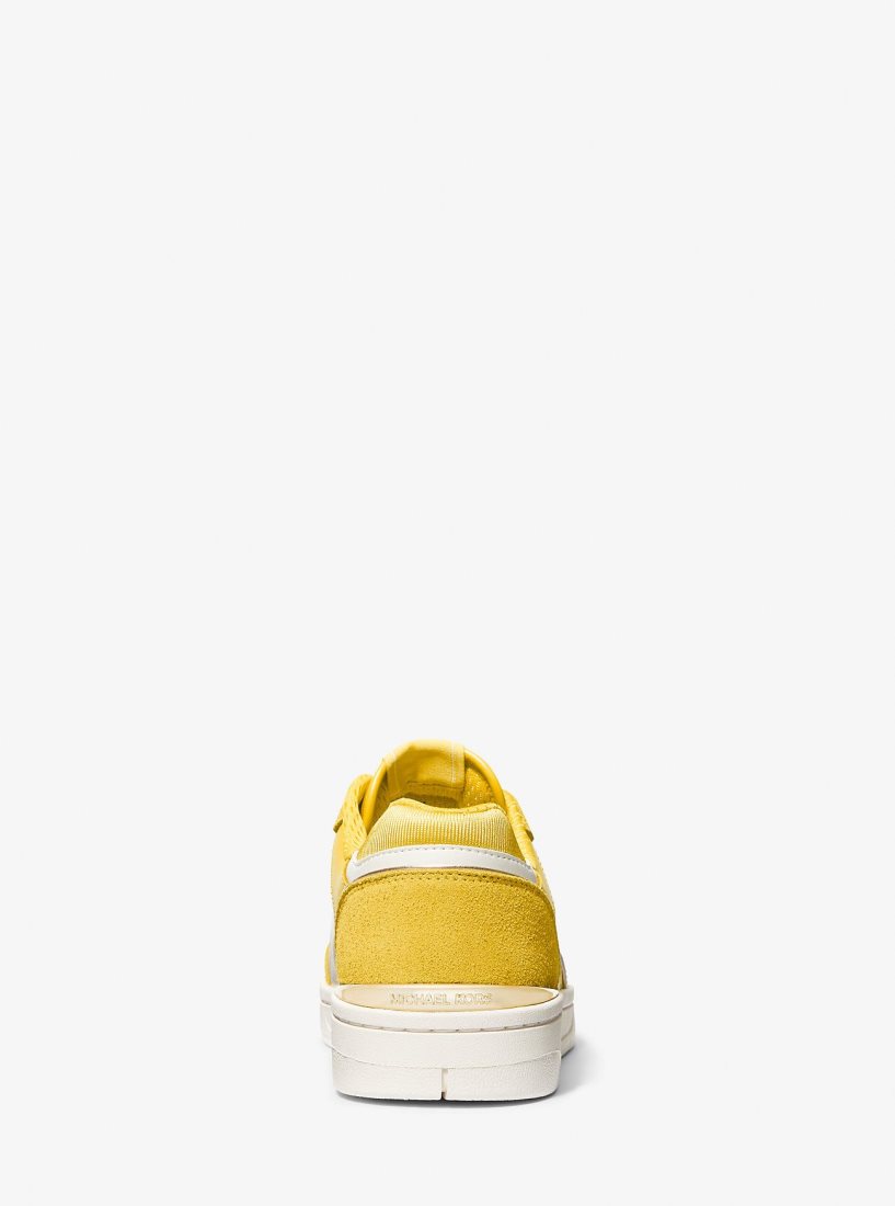 Zapatillas Michael Kors Rebel Leather Sneaker Mujer Bright Dandelion | 2476-CGIXD